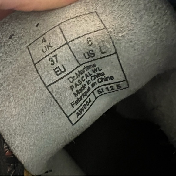 Dr Martens 1460 Pascal Floral Lace Up Boots in Wanderlust Size US 6 - Picture 16 of 16